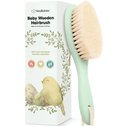 KeaBabies Baby Hair Brush {Sage}
