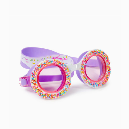 Bling2O Donut Sprinkle Kids Swim Goggle {Grape Jelly}