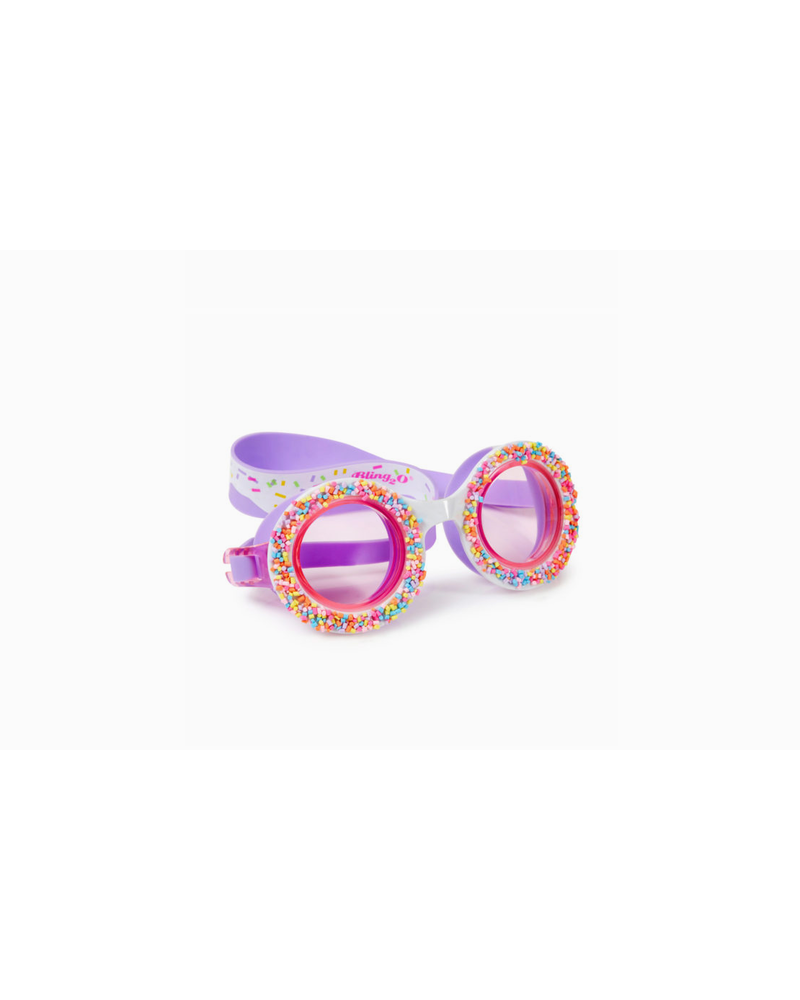 Bling2O Donut Sprinkle Kids Swim Goggle {Grape Jelly}