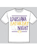 Belle Cher Louisiana Saturday Night T-Shirt {White}