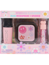 Hot Focus Inc. LED Wireless Karaoke Mini Microphone & Speaker {Good Day}