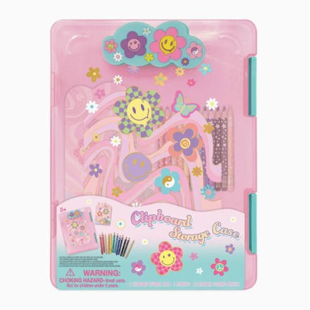 Hot Focus Inc. Clipboard Storage Case {Groovy Flower}