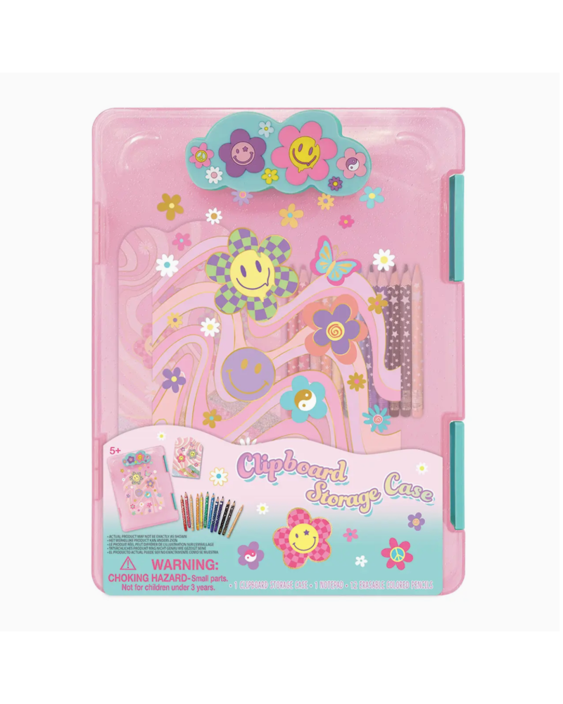 Hot Focus Inc. Clipboard Storage Case {Groovy Flower}