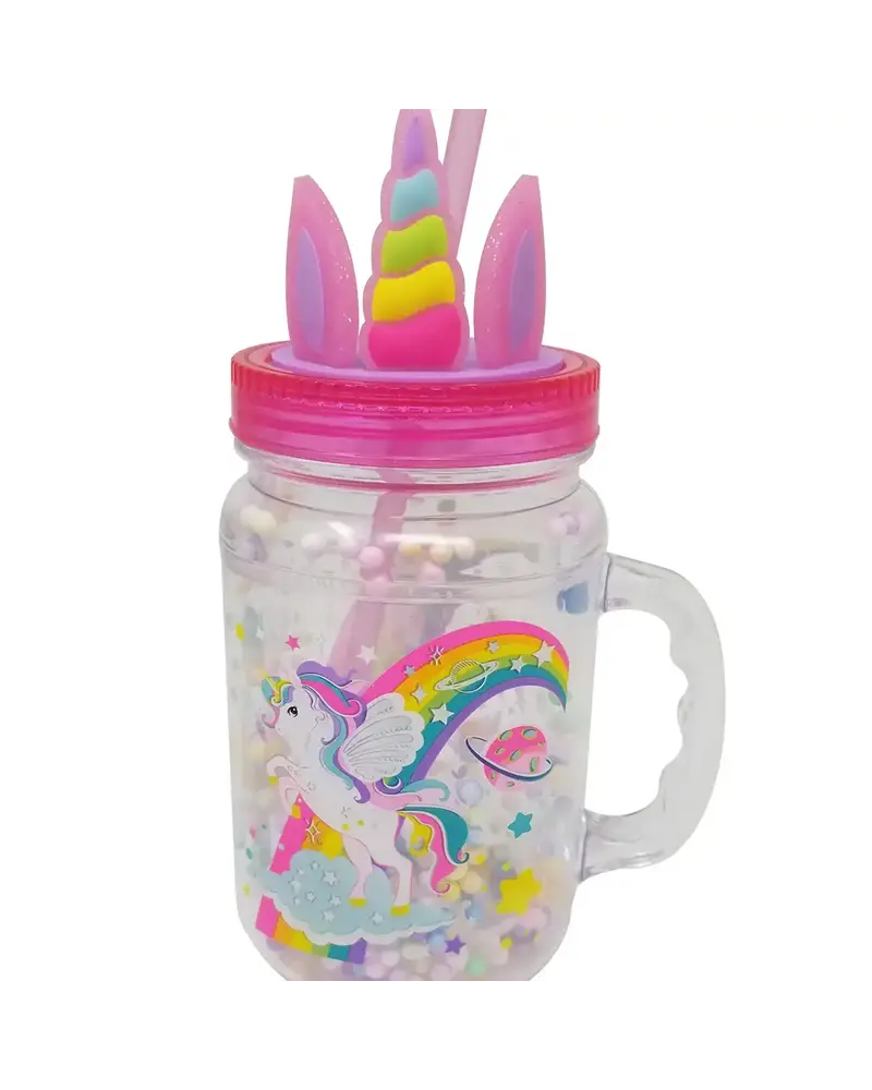 Hot Focus Inc. 408GD Mason Jar {Glow in the Dark Unicorn}