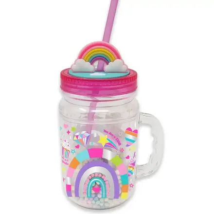 Hot Focus Inc. 408RB Mason Jar {Glow in the Dark Rainbow}