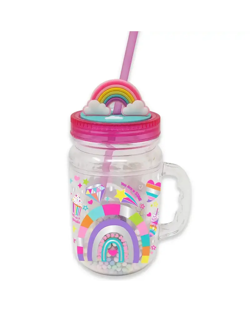 Hot Focus Inc. 408RB Mason Jar {Glow in the Dark Rainbow}