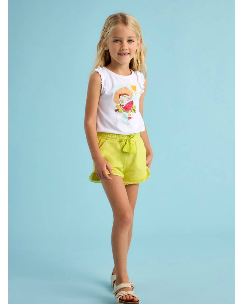 Mayoral Chenille Shorts {Citrus}