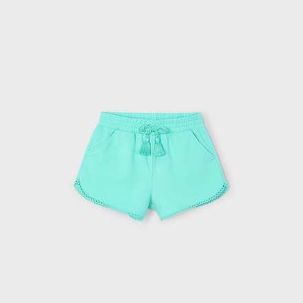 Mayoral Chenille Shorts {Aqua}