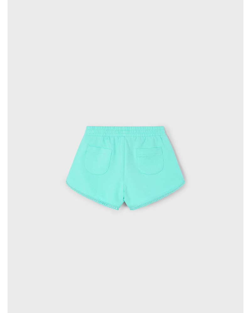 Mayoral Chenille Shorts {Aqua}
