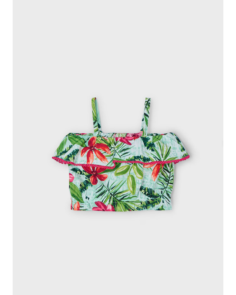 Mayoral Tropical Short Set {Aqua}