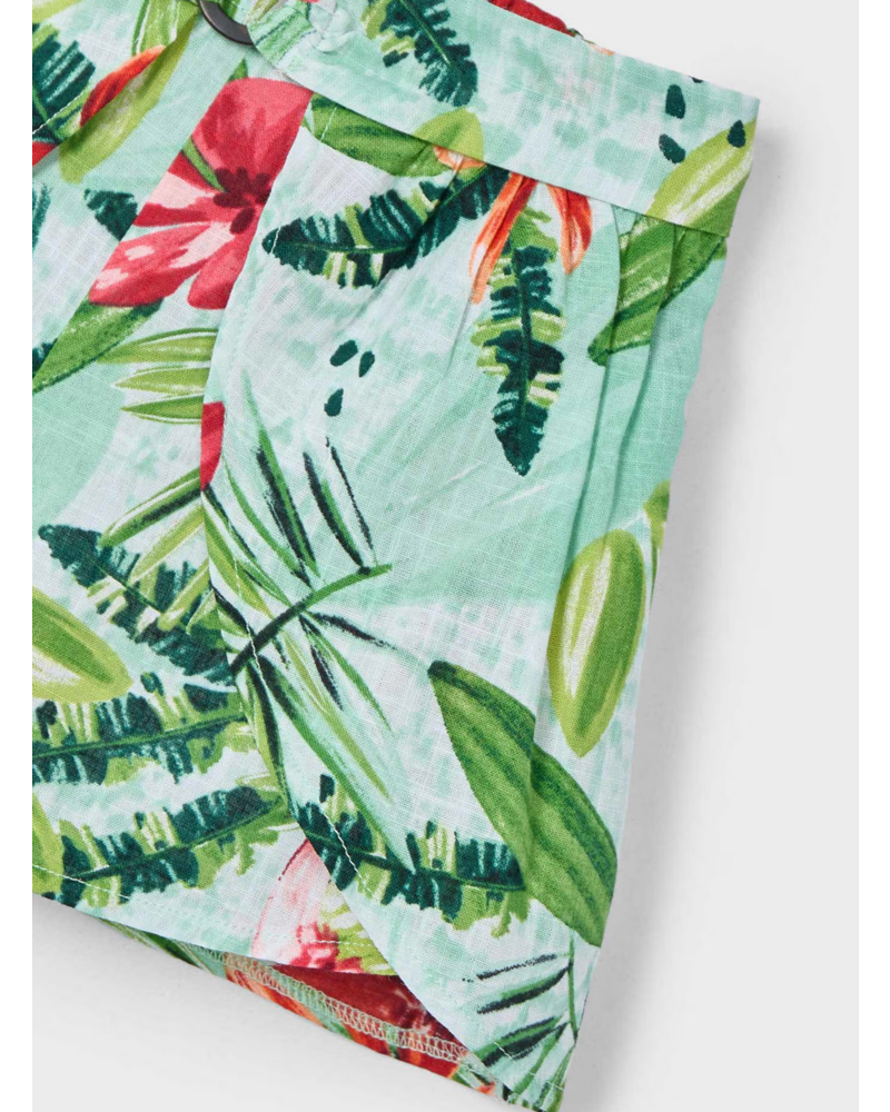 Mayoral Tropical Short Set {Aqua}