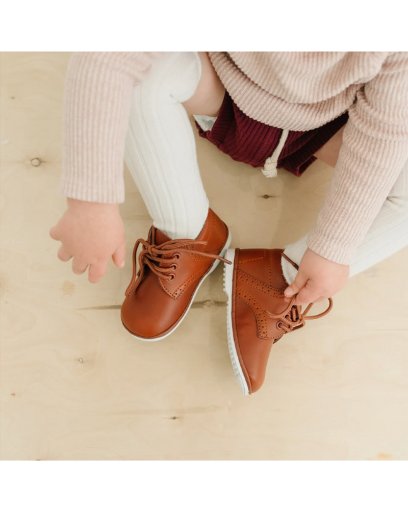 James Lace Up {Cognac}