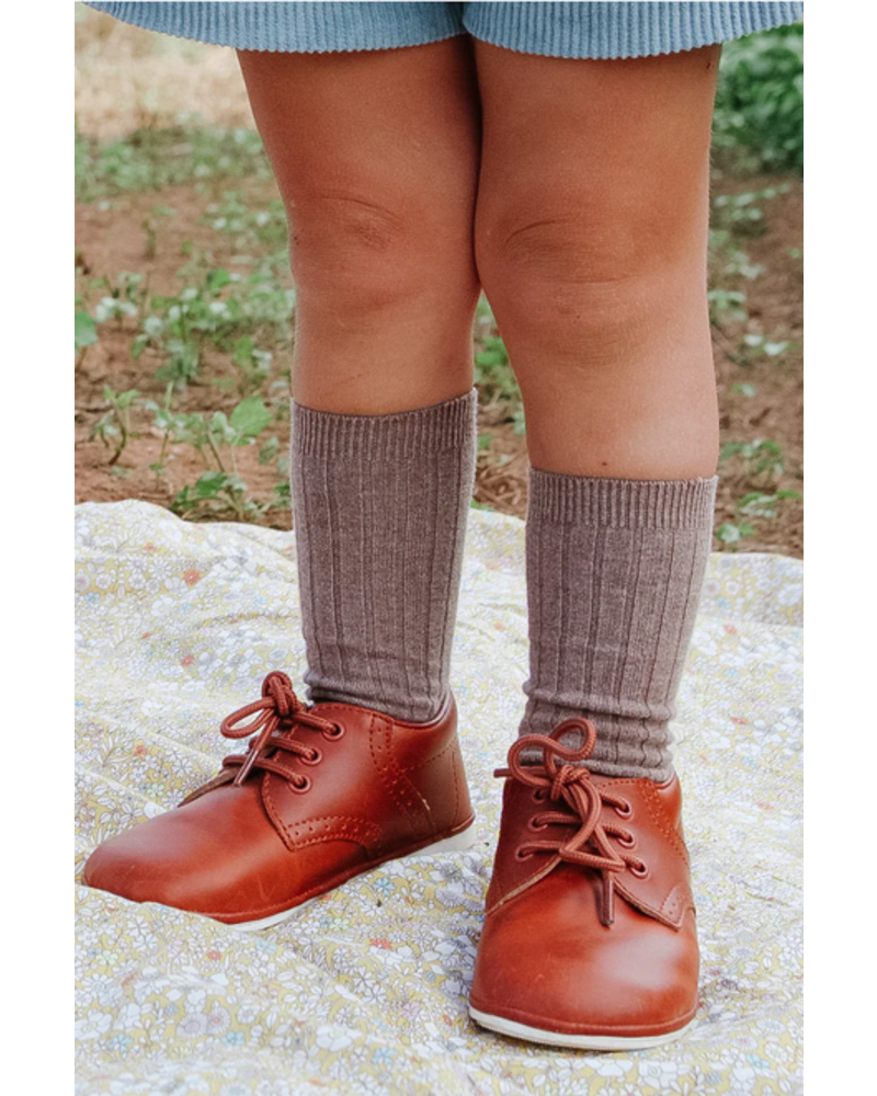 James Lace Up {Cognac}