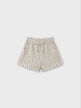 Mayoral Stripe Short Set {Ivory/Leaf}
