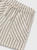 Mayoral Stripe Short Set {Ivory/Leaf}