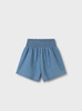Mayoral Ruffle Top Short Set {Denim}