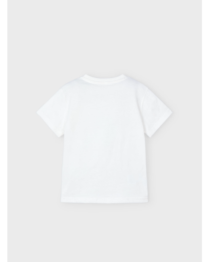 Mayoral Printed Short Set {Wht/Quartz}
