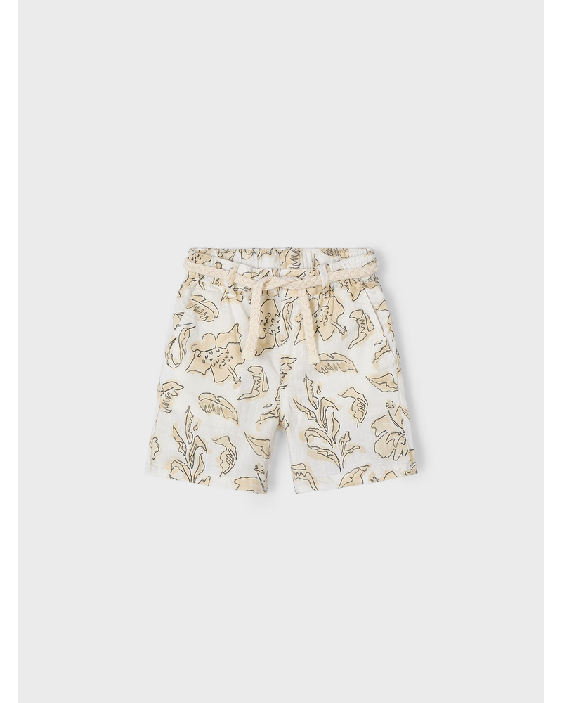 Mayoral Printed Short Set {Wht/Quartz}