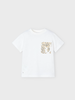 Mayoral Printed Short Set {Wht/Quartz}