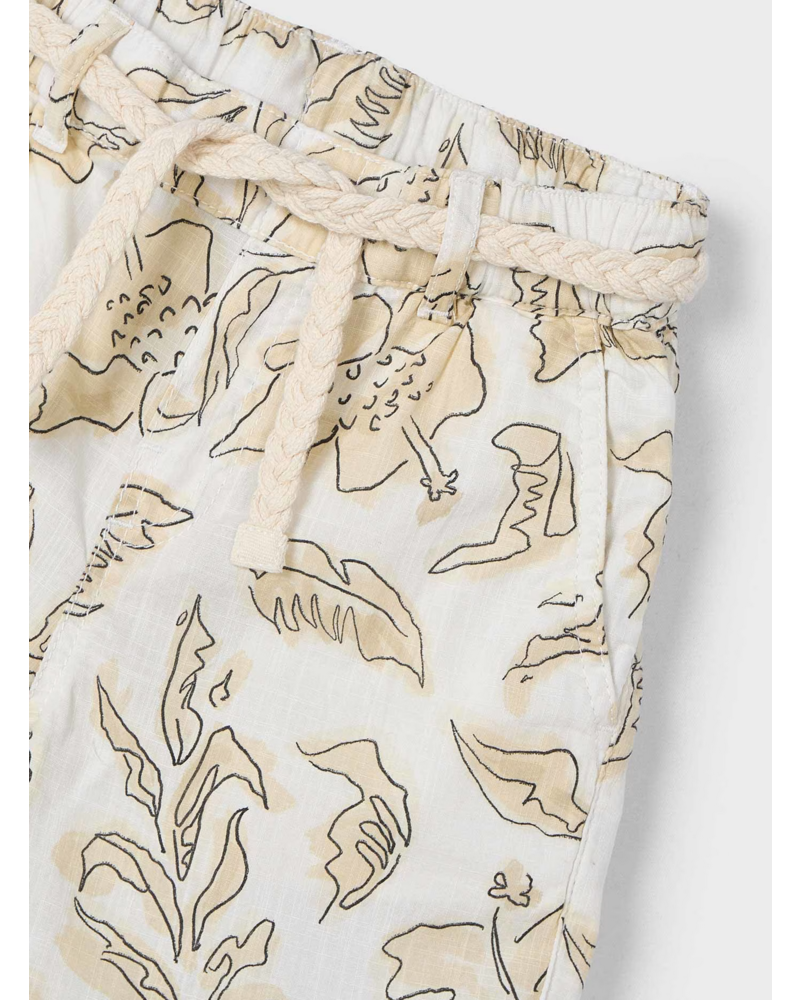 Mayoral Printed Short Set {Wht/Quartz}
