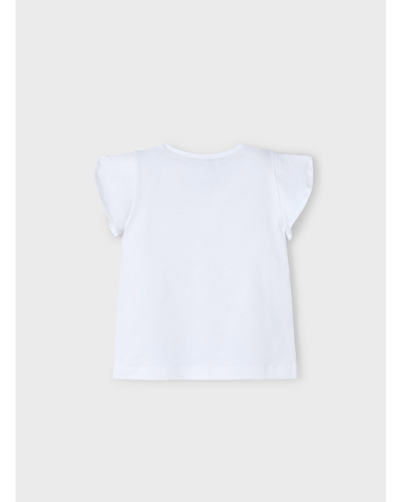 Mayoral Girlfriends Floral T-Shirt {White}