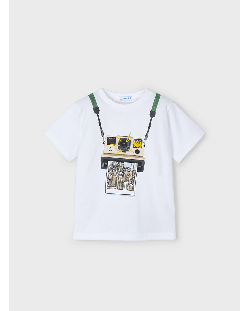 Mayoral City Camera Shirt {White}