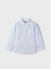 Mayoral Pattern Shirt w/ Twill Pants {Light Blue/Royal}