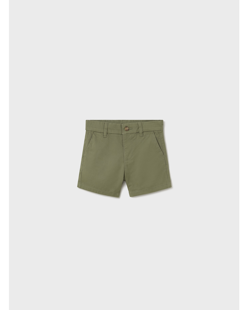 Mayoral Animal Shirt w/ Short Set {White/Sage}