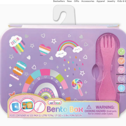 Hot Focus Inc. ALL in One Bento Box {Rainbow}
