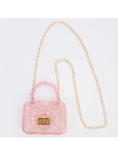 Sparkle Sisters Clear Jelly Purse {Pink}