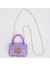 Sparkle Sisters Clear Jelly Purse {Lavender}