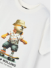 Mayoral Skateboard Shirt w/ Swim Trunk Set {White/Graphite}