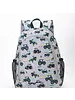 Sassy Kids Palace Tractors Backpack {Grey/Green}