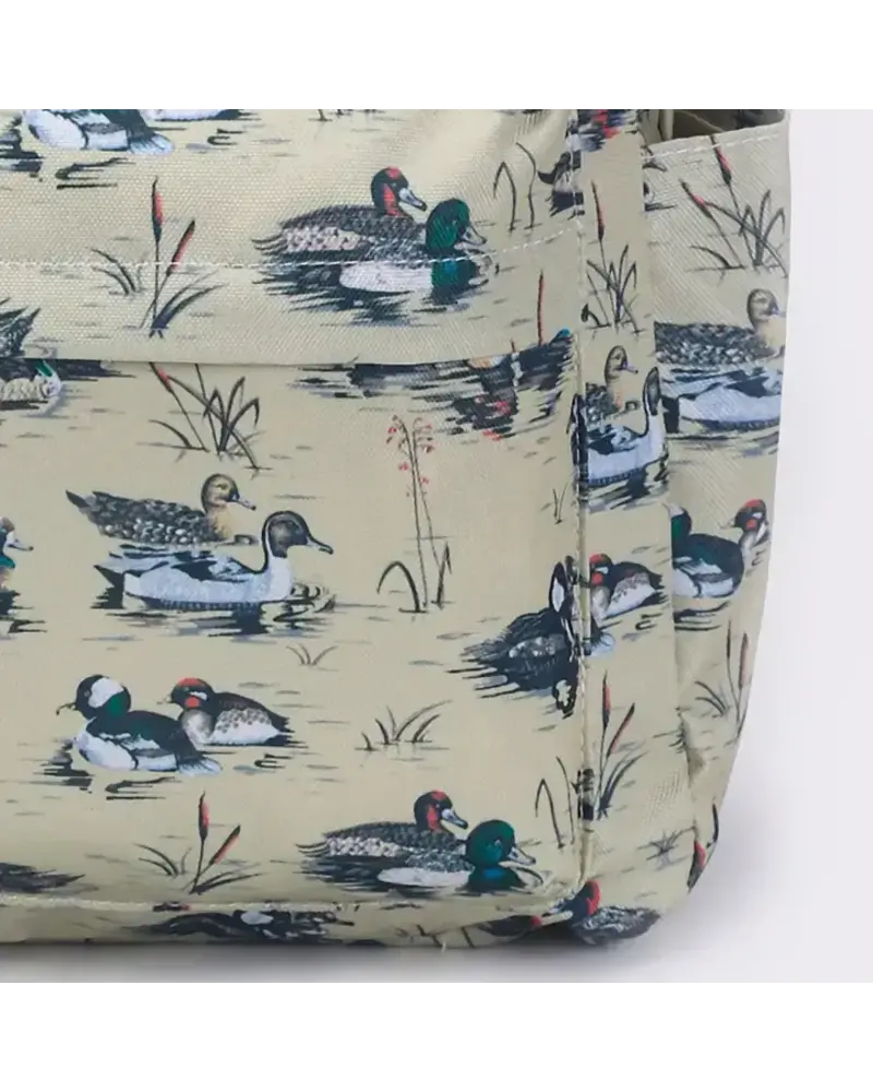 Sassy Kids Palace Mallard Ducks Backpack {Grey/Green}