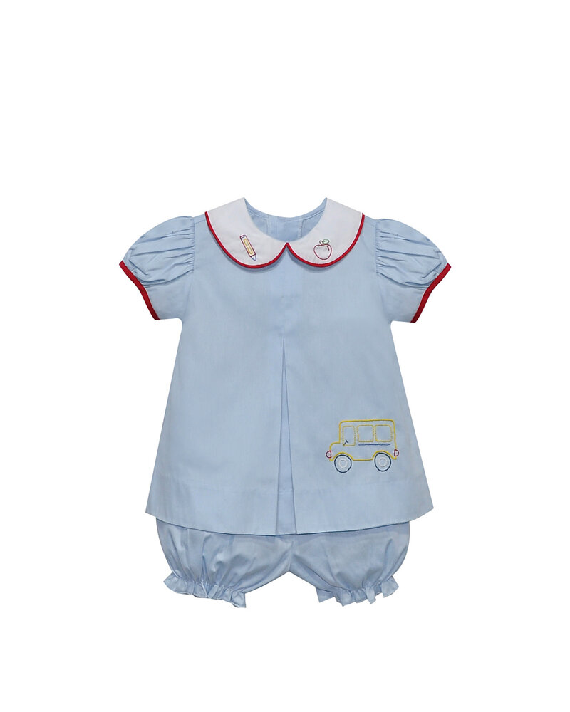 Remember Nguyen School Bus Sydney Bloomer Set {Light Blue}