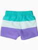 Rugged Butts Marine Color Block Swim Trunks {Lav/Mint/Grn}