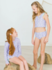 Ruffle Butts Magical Mermaid Racerback Flutter Tankini 2Pc Swimsuit {Lav/Mint}
