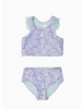 Ruffle Butts Magical Mermaid Racerback Flutter Tankini 2Pc Swimsuit {Lav/Mint}
