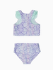 Ruffle Butts Magical Mermaid Racerback Flutter Tankini 2Pc Swimsuit {Lav/Mint}