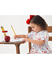Cypress Row School Supplies Collins Classic Dress {Wht/Multi}