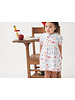 Cypress Row School Supplies Collins Classic Dress {Wht/Multi}