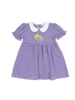 Cypress Row Purple Stripe Tailgate Dress {Wht/Purp}