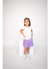 Ntrl CO. Ruffled Sleeve Chant & Cheer Set {Wht/Purp/Gld}