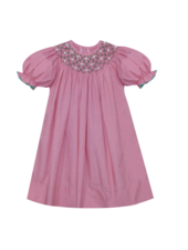 Remember Nguyen Beatrice Bishop Dress {Red w/ Grn}