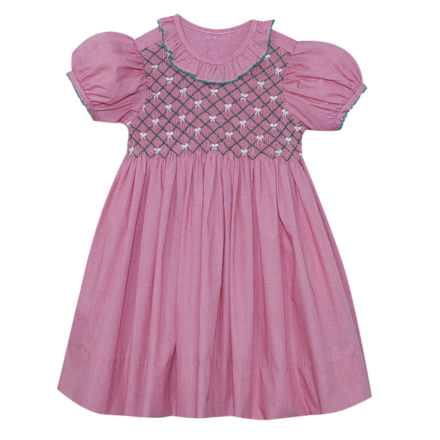 Remember Nguyen Channing Dress {Red w/ Grn}