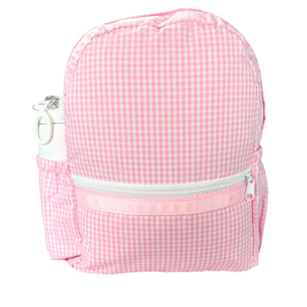 *NEW * Gingham Backpack w/ Pockets {Pink}