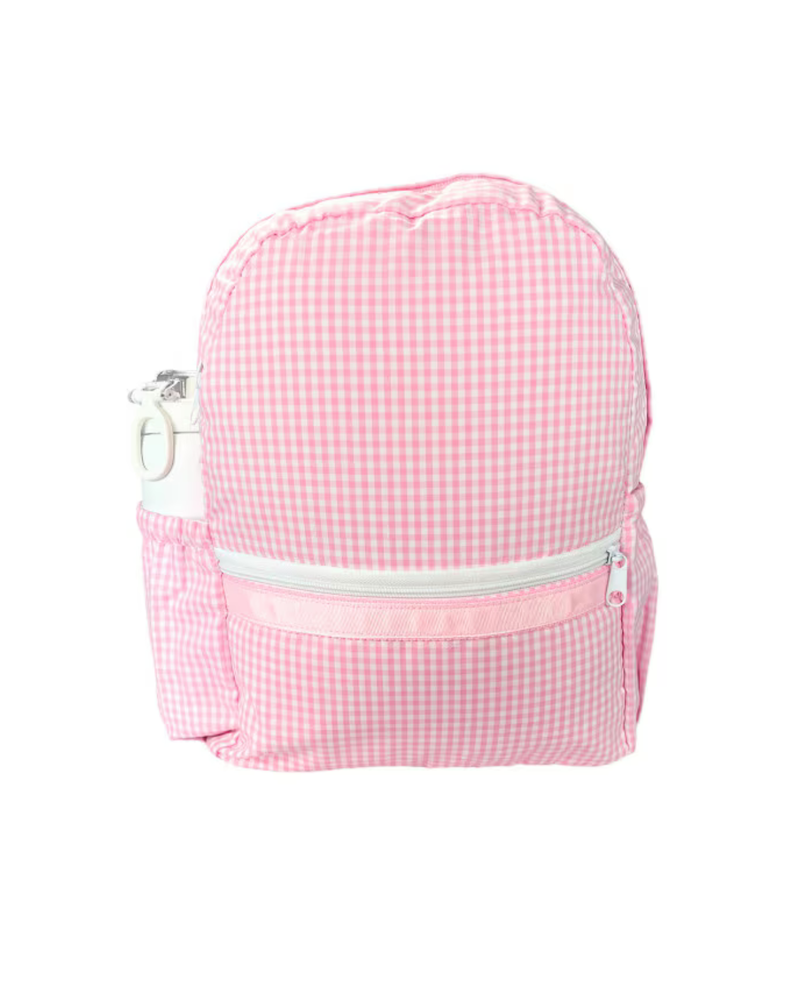 *NEW * Gingham Backpack w/ Pockets {Pink}