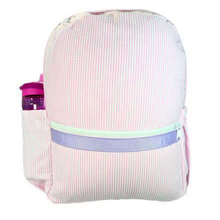 *NEW * Seersucker Backpack w/ Pockets {Princess}