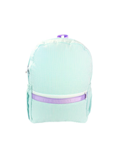 *NEW * Seersucker Backpack w/ Pockets {Mermaid}
