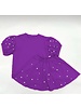 Blended Spirits Pearl Puff Sleeve Skirt Set {Purple}
